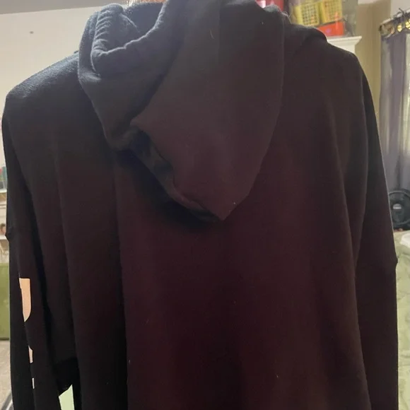 Harley Davidson Crop top Hoodie with orange Accent - Picture 5 of 5